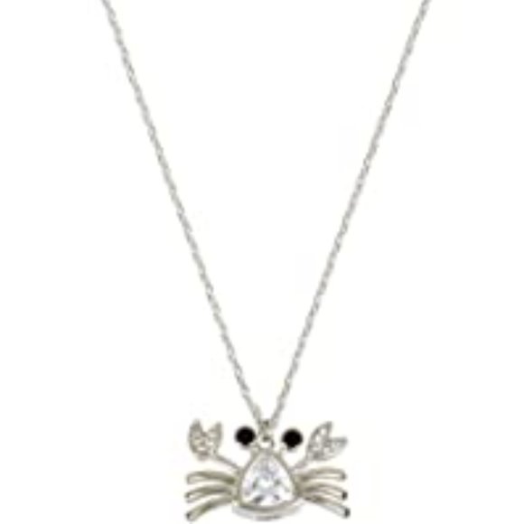Betsey Johnson Jewelry - Betsey Johnson CZ CRAB PENDANT NECKLACE